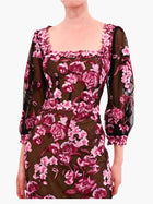 Bronix Botanicals Long Sleeve Midi Dress