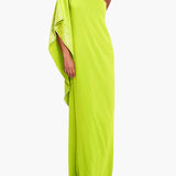 One Shoulder Kaftan Gown