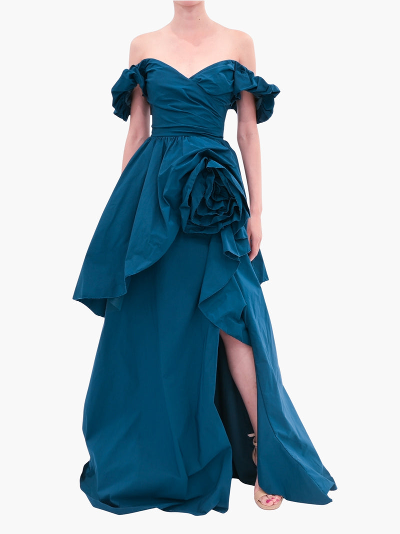 Abstract Taffeta Ballgown