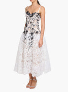 Vivarium Vines Lace Guipure A-line Midi Dress