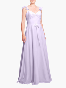 Naples Ruffle Strap Gown