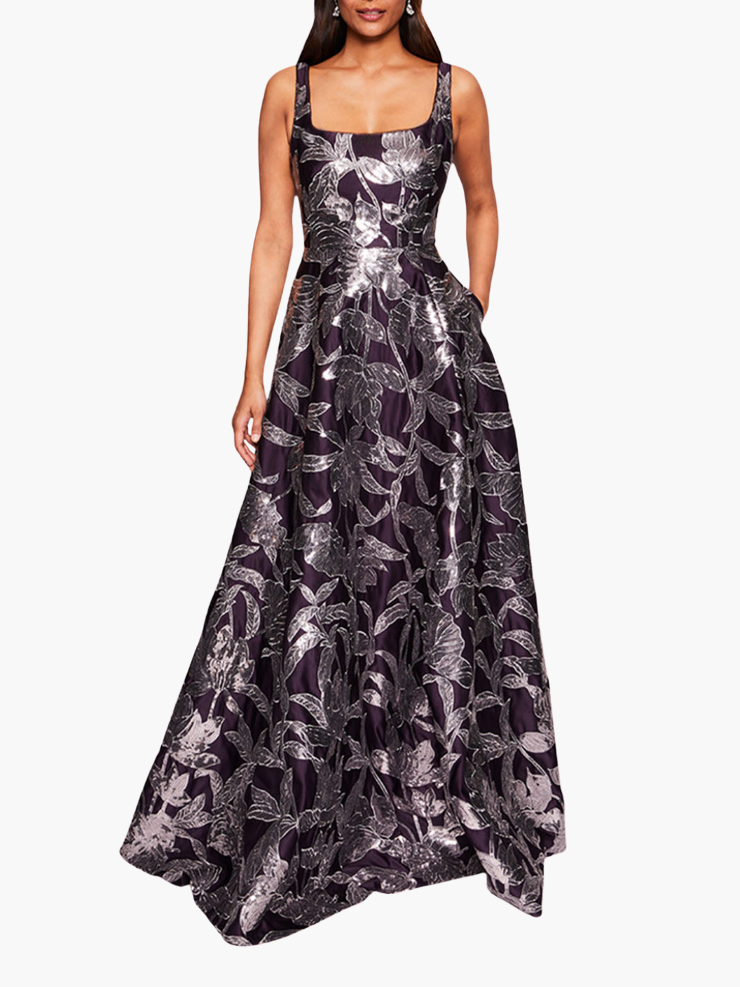 Lotus Sequin Gown