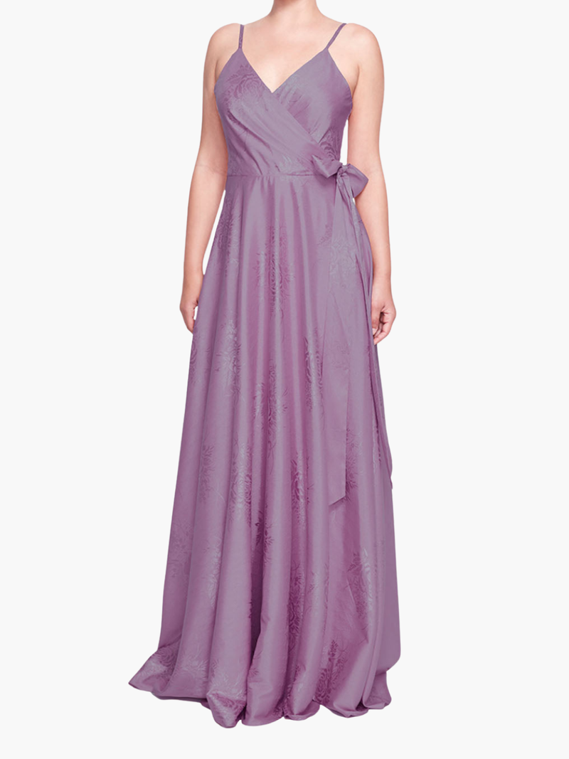 Matera Wrap Floral Gown