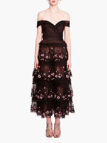 Tiered Terrarium Midi Dress