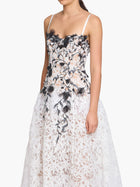 Vivarium Vines Lace Guipure A-line Midi Dress