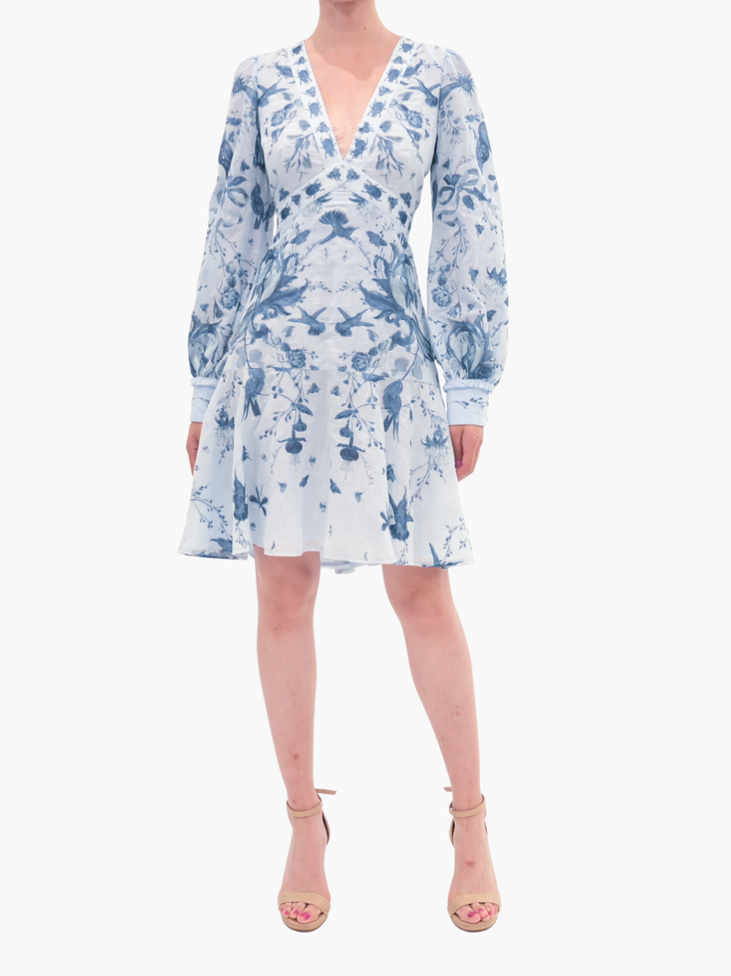 Threadwork Voile Mini Dress