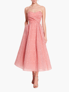 Cloque Sweetheart Dress