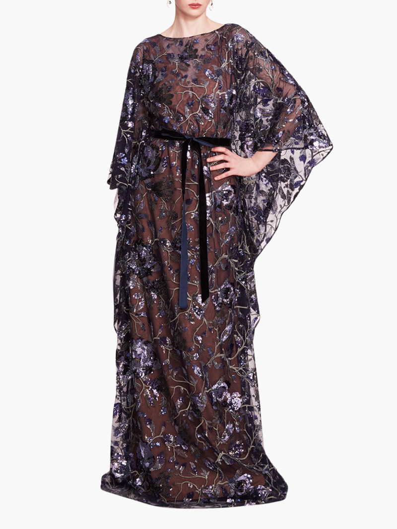 Climbing Vines Kaftan Gown