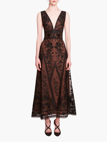 Spear Garden Midi Dress