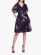 Soft Organza Wrap Mini Dress
