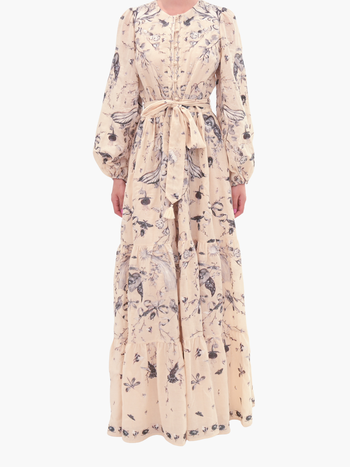 Threadwork Voile Maxi Dress