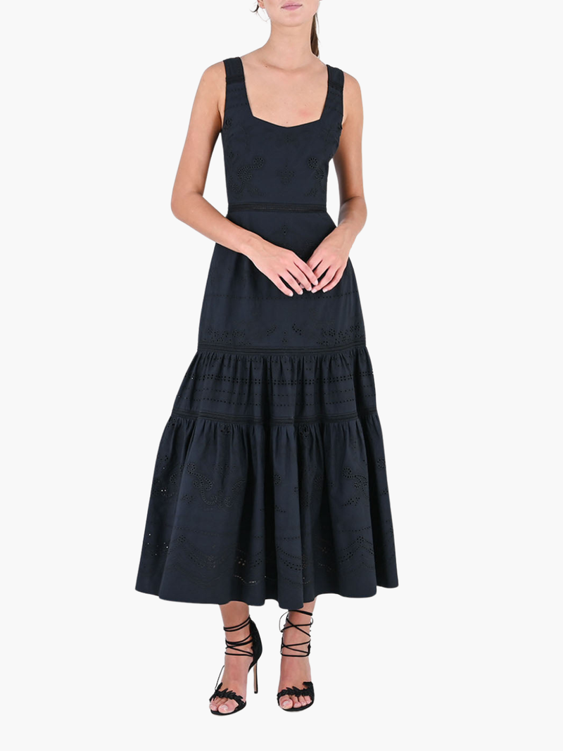 Voile Tiered Maxi Dress