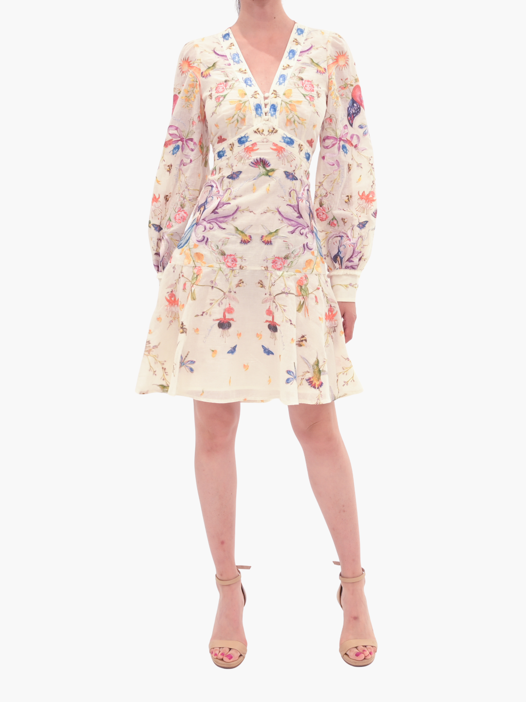 Threadwork Voile Mini Dress