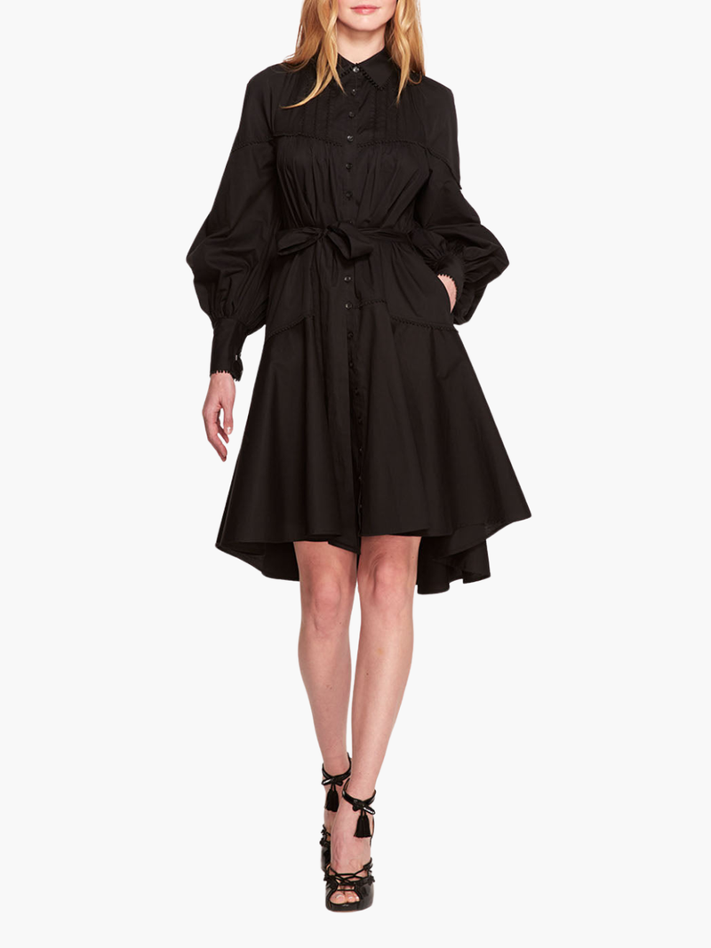 Poplin Mini Shirt Dress
