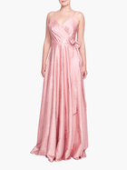 Matera Wrap Floral Gown