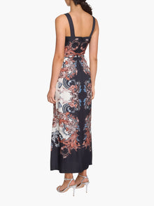 Garden of Eve Sleeveless Twill Maxi Dress