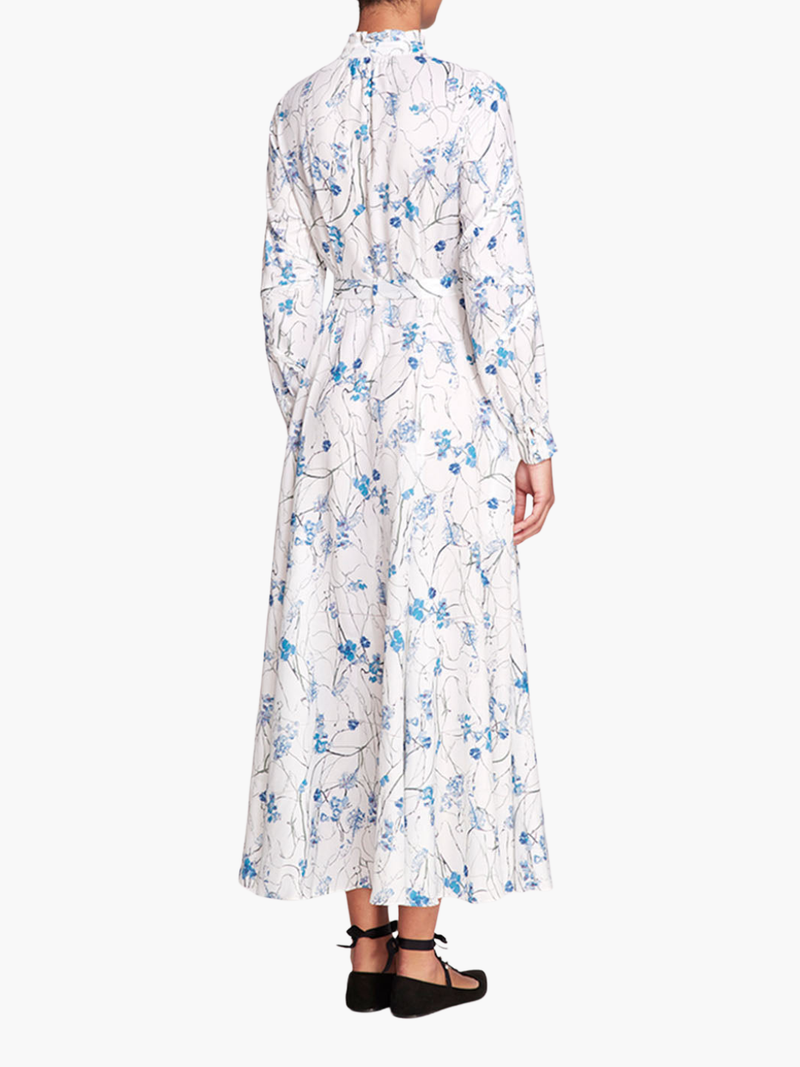 Fiorella Sateen Maxi Shirtdress