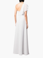 Cosenza One Shoulder Flutter Sleeve Gown