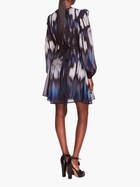 Abstract Viscose Mini Dress