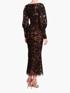 Long Sleeve Corded Midi Dress