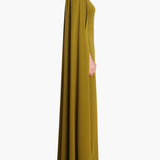 Embellished Cape Gown