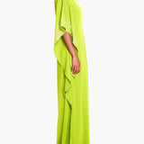 One Shoulder Kaftan Gown