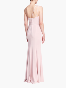 Novara One Shoulder Strappy Gown