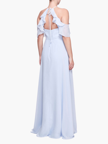 Ferrara Cold-Shoulder Gown