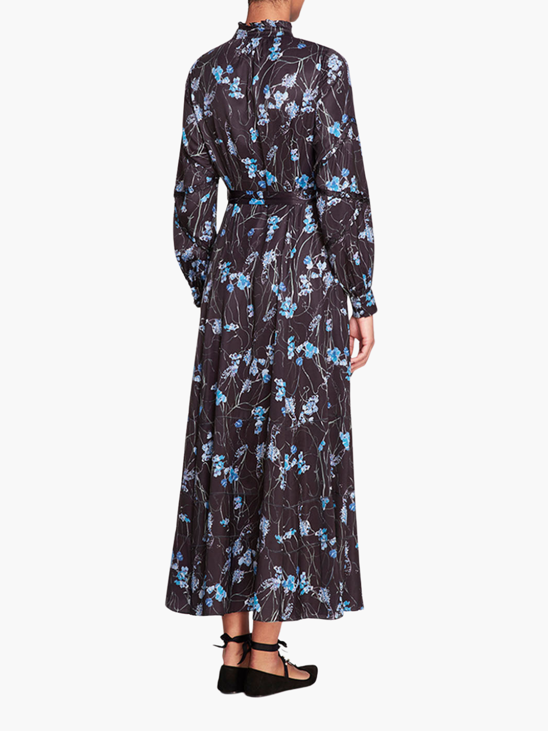 Fiorella Sateen Maxi Shirtdress