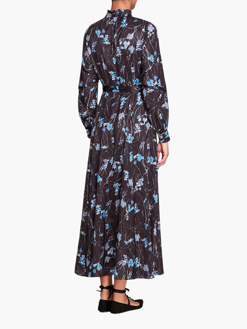 Fiorella Sateen Maxi Shirtdress