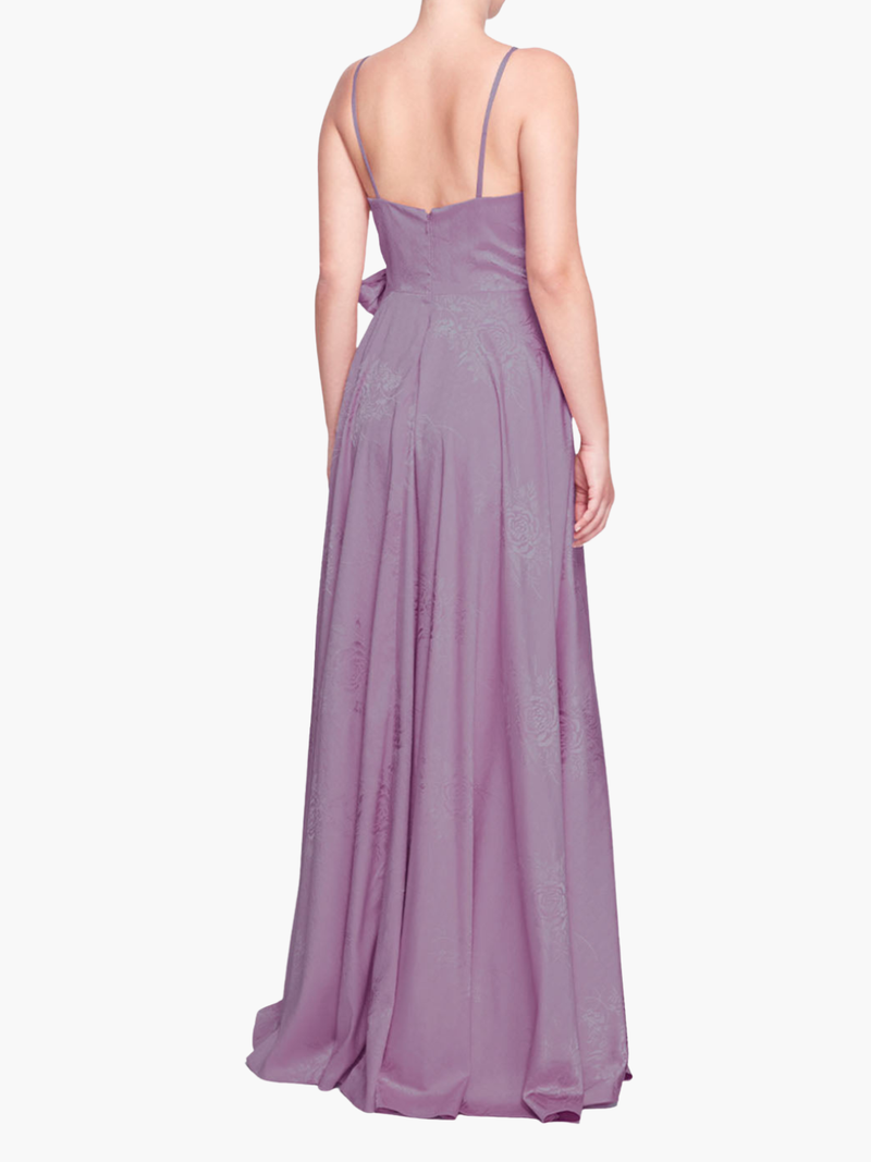 Matera Wrap Floral Gown