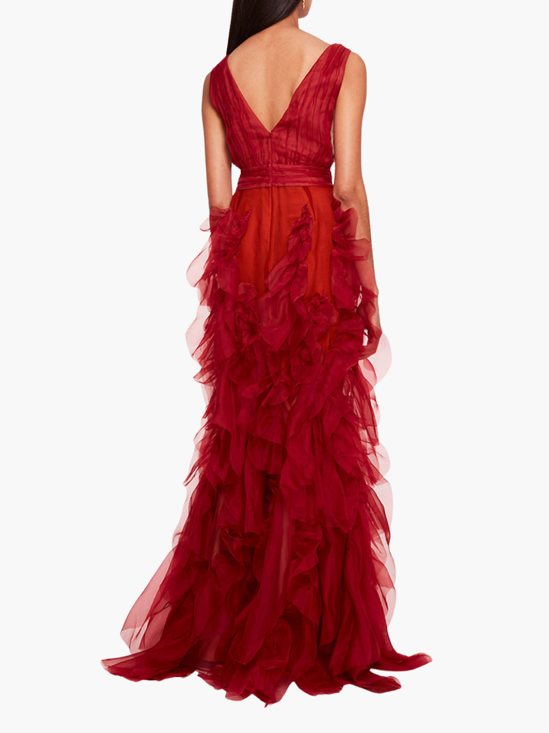 Nocturnes Lace Midi Dress | Marchesa Nocturnes Lace Midi Dress | Marchesa