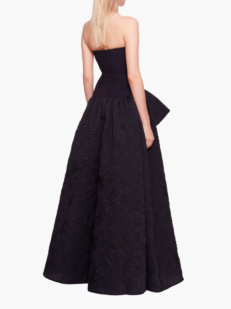Velvet Cutwork Midi Dress | Marchesa Velvet Cutwork Midi Dress | Marchesa