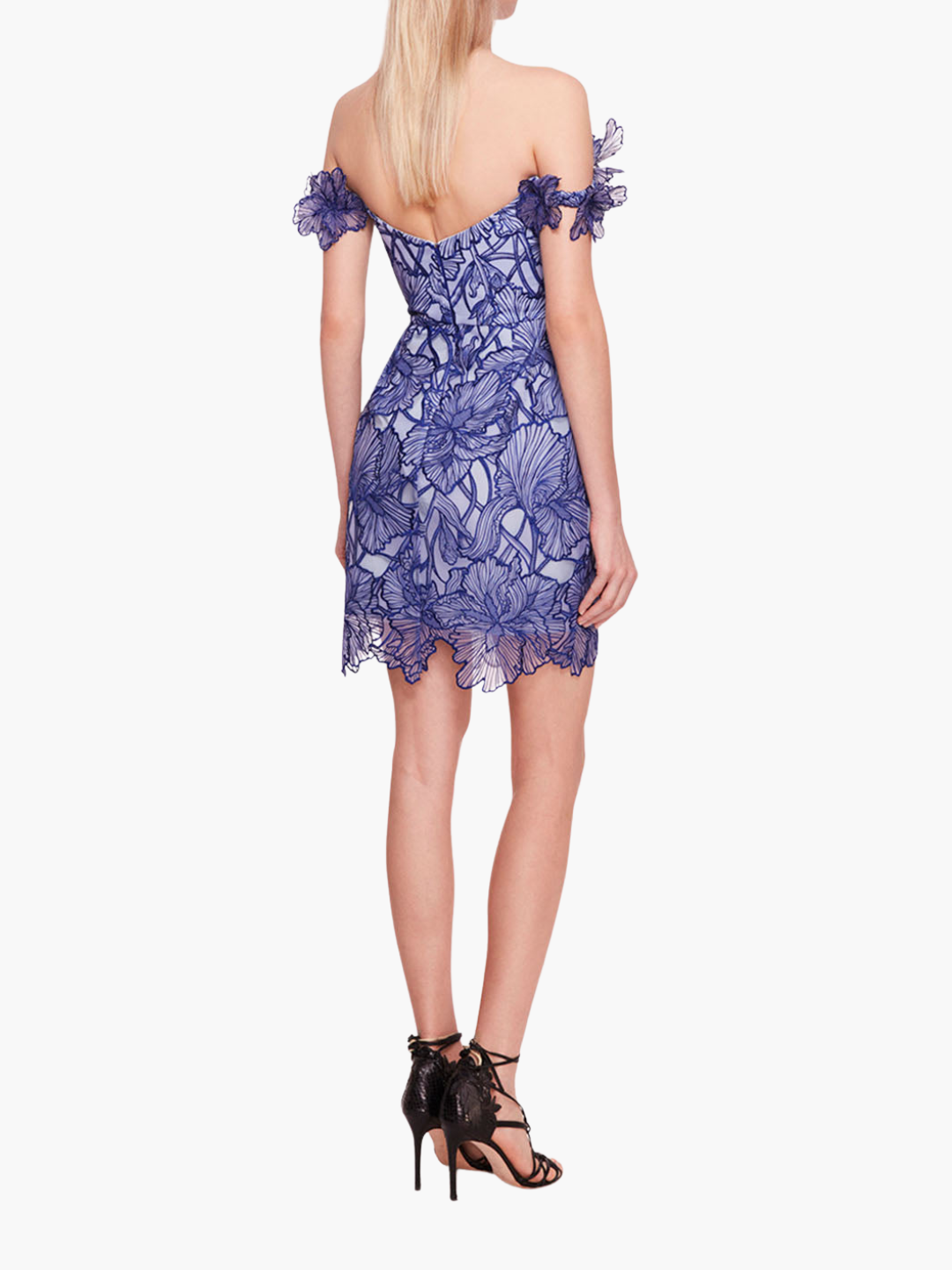 Iris Cutwork Mini Dress