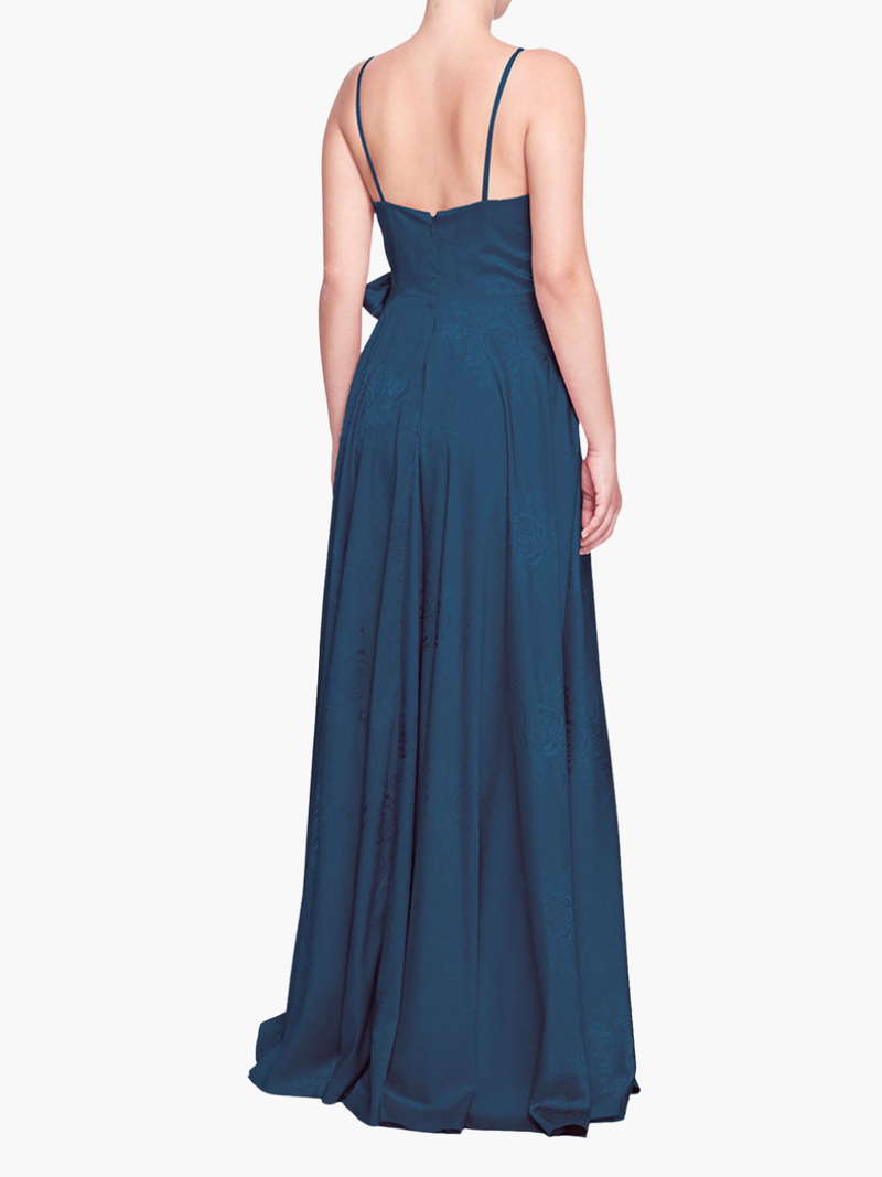 Matera Wrap Floral Gown