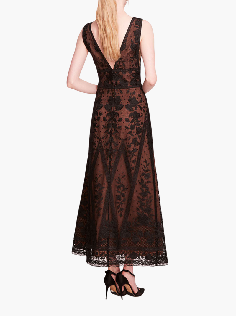 Spear Garden Midi Dress