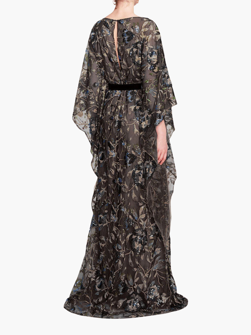 Climbing Vines Kaftan Gown
