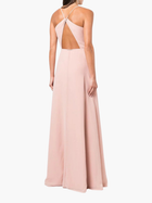 Sessa V-Neck Drape Gown