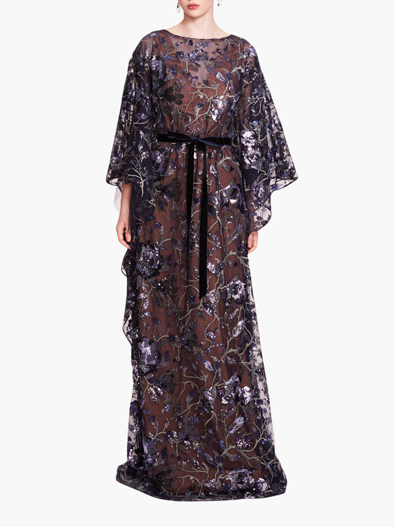 Climbing Vines Kaftan Gown