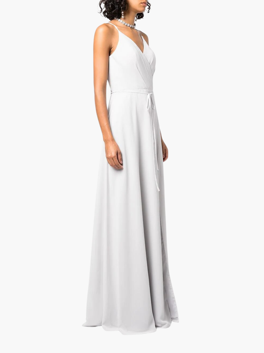 Sessa V-Neck Drape Gown