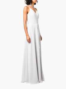 Sessa V-Neck Drape Gown