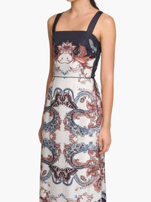 Garden of Eve Sleeveless Twill Maxi Dress