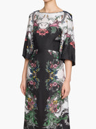 Garden of Eve Billowy Twill Empire Midi Dress