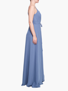 Sessa V-Neck Drape Gown