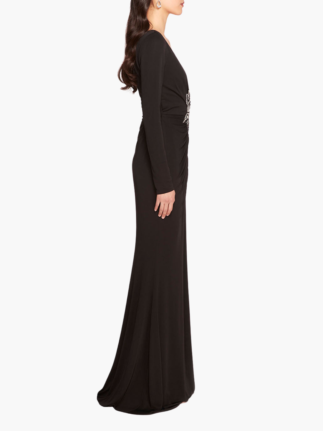 Matte Ruched Gown