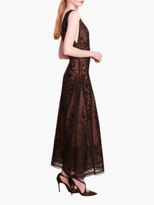 Spear Garden Midi Dress