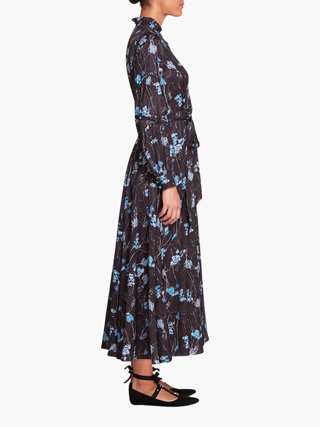 Fiorella Sateen Maxi Shirtdress
