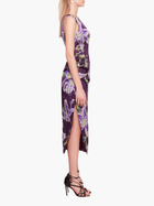 One Shoulder Drape Midi Dress