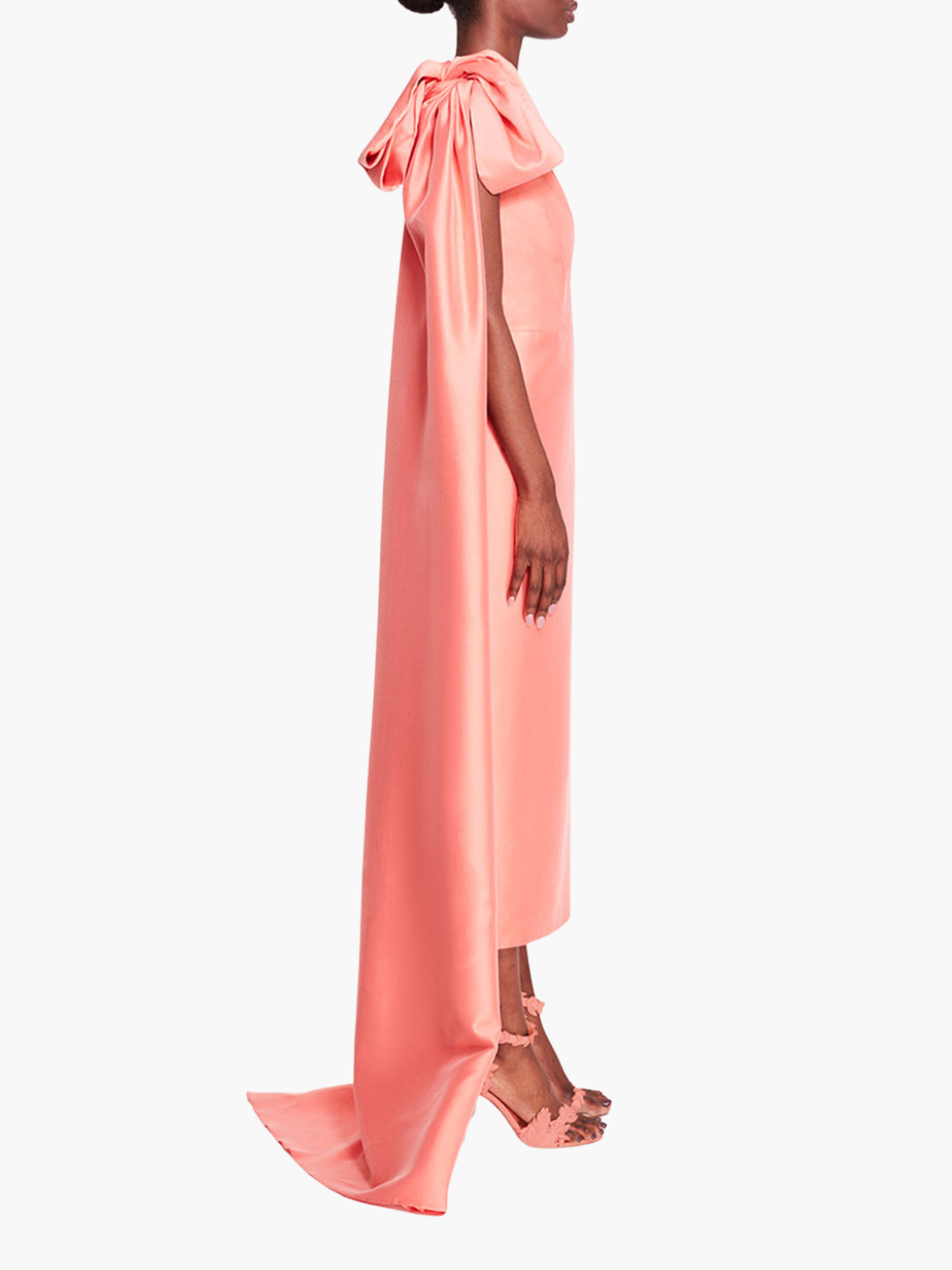 Silk Mikado Midi Dress