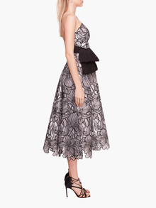 Iris Cutwork Midi Dress